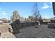 Landscaped backyard with rock and small trees at 4750 E Louisiana Ave, Denver, CO 80246