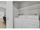 Convenient laundry room with washer and dryer included at 4750 E Louisiana Ave, Denver, CO 80246