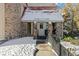 Condo building entrance with steps and a black metal railing at 14780 E Kentucky Dr # 414, Aurora, CO 80012