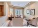 Cozy living room with neutral tones, recessed lighting, and elegant furnishings at 1 Silver Fox Dr, Greenwood Village, CO 80121