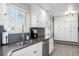 Kitchen showcasing stainless steel appliances, modern countertops, and lots of cabinet space at 13000 Willow Ln, Golden, CO 80401