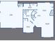 Basement floor plan featuring a garage and rec room at 19595 E Top O The Moor Dr, Monument, CO 80132