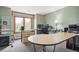 Comfortable office with a large window and large desk space for working at home at 19595 E Top O The Moor Dr, Monument, CO 80132