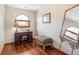 An additional room with hardwood flooring, natural light and space to work or relax at 19595 E Top O The Moor Dr, Monument, CO 80132