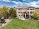 Aerial view of house, backyard, and surrounding area at 774 Chamberlain Way, Highlands Ranch, CO 80126