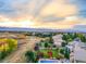 Panoramic view of community with mountain backdrop at 774 Chamberlain Way, Highlands Ranch, CO 80126