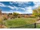 Landscaped backyard with open space and walking path at 774 Chamberlain Way, Highlands Ranch, CO 80126