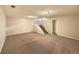 Unfinished basement with neutral carpeting at 750 Tabor St # 18, Lakewood, CO 80401