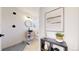 Sleek bathroom featuring a walk-in shower, modern vanity, and stylish fixtures at 4430 S Cherokee St, Englewood, CO 80110