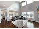 Open concept living space with a view of the kitchen at 8177 Oak Briar Way, Castle Pines, CO 80108