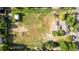 High angle aerial view showcases the expansive lot and location, offering many opportunities at 1245 S Willow St, Denver, CO 80247