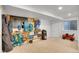 Spacious basement with storage system for outdoor gear and an epoxy floor at 2140 W 135Th Ave, Westminster, CO 80234