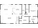 Detailed floor plan of the house, showcasing room dimensions including the living room, kitchen, and bedrooms at 2041 W Briarwood Ave, Littleton, CO 80120