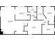 First floor plan showcases a Gathering room, bedrooms, a utility room, and storage at 2041 W Briarwood Ave, Littleton, CO 80120