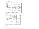 This floor plan displays the layout of the second floor and basement including dimensions at 200 Perry St, Denver, CO 80219
