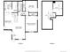 Detailed floor plan showcasing the layout of the kitchen, living room, bedrooms, and loft space at 12115 Bannock St # B, Denver, CO 80234