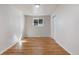 Cozy bedroom with hardwood floors, closet and a window for great natural light at 6103 Uno St, Arvada, CO 80003