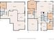 Detailed two-story floor plan showcasing bedroom, bathroom, living room, and garage dimensions for layout planning at 14134 Glenayre Cir, Parker, CO 80134