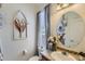 Half bathroom with decorative mirror and contemporary fixtures at 149 Jewel St, Brighton, CO 80603