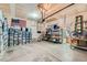 Spacious garage featuring storage, automatic door, and easy access to the home at 149 Jewel St, Brighton, CO 80603