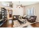 Comfortable living room with a large sectional sofa and stylish decor at 149 Jewel St, Brighton, CO 80603