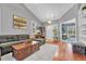 Comfortable living room with hardwood floors, sectional seating, and inviting decor at 19771 E Wesley Pl, Aurora, CO 80013