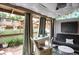 Inviting outdoor seating area with views of the backyard at 1255 S Dillon Way, Aurora, CO 80012