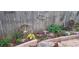 Charming garden bed with a variety of colorful flowers, plants, and rustic garden decorations at 1313 Garden Cir, Longmont, CO 80501