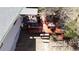 Aerial view of a deck, a large yard, and a garden at 4845 S Taft St, Morrison, CO 80465