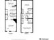 Detailed floor plan showcasing the layout of the home's two floors at 2991 W 81St Ave # G, Westminster, CO 80031