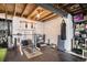 Workout area with gym equipment, storage, and ample space for exercise routines at 42363 Glen Abbey Dr, Elizabeth, CO 80107