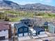 Aerial view of home with multiple car garage and RV parking at 2221 Illinois St, Golden, CO 80401