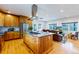 Stylish kitchen seamlessly blends with the living area, creating a welcoming and functional space at 2221 Illinois St, Golden, CO 80401