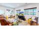 Bright and airy living room with hardwood floors, large windows, and stylish furnishings at 2221 Illinois St, Golden, CO 80401