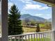 Scenic mountain views from the porch area at 2221 Illinois St, Golden, CO 80401