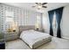 A serene bedroom with neutral tones, cozy bedding, and stylish bedside lamps at 8299 S Kellerman, Aurora, CO 80016