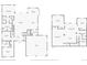 First floor plan with detailed dimensions, highlighting the layout of the living room, kitchen, bedrooms, and garage at 1743 Homestead Dr, Fort Lupton, CO 80621
