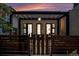 Charming front entrance with pergola, modern lighting, and secure gated access at 3618 Navajo St, Denver, CO 80211