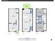 Detailed floorplan showcasing layout, dimensions, and relationships of rooms and spaces on multiple floors at 3458 W 63Rd Ave, Denver, CO 80221