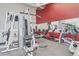 Well-equipped community gym with modern Hoist weight machines, cardio equipment, and mirrored wall at 3141 S Tamarac Dr # 206E, Denver, CO 80231