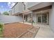 Cozy backyard with mulch, raised garden beds, and shade at 6513 Pinewood Dr, Parker, CO 80134