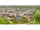 Aerial view of a suburban neighborhood with well-maintained homes, green spaces, and tree-lined streets at 1920 Pioneer Cir, Lafayette, CO 80026