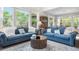 Inviting living room with comfortable sofas, a central coffee table, and large windows offering abundant natural light at 1920 Pioneer Cir, Lafayette, CO 80026