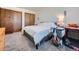 Bedroom with carpet and wooden wardrobes at 14665 E Stanford Pl, Aurora, CO 80015