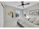 Bright bedroom with ceiling fan and plenty of light at 14653 E Crestridge Dr, Centennial, CO 80015