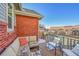 Cozy deck with seating area, perfect for relaxing at 14653 E Crestridge Dr, Centennial, CO 80015