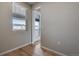 Hallway with window leading to deck at 16744 W 93Rd Pl, Arvada, CO 80007