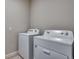 Convenient laundry room with white washer and dryer at 16744 W 93Rd Pl, Arvada, CO 80007