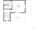 This is a floor plan for the upper level, showcasing the primary suite and rooftop deck choice at 13588 E 103Rd Pl, Commerce City, CO 80022