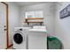 This laundry room features a washer and dryer at 25245 E Park Crescent Dr, Aurora, CO 80016